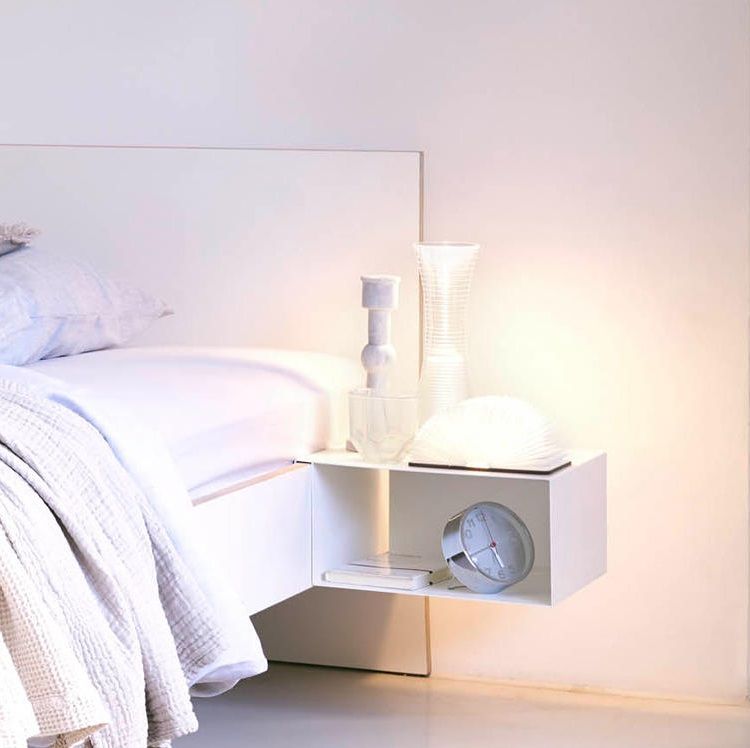 Hanging bedside cabinet for Stockholm bed Richard Lampert